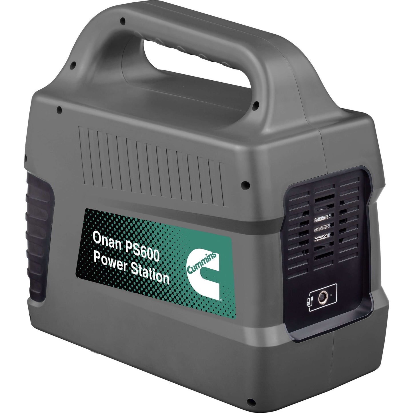 Cummins Onan PS600 Portable Power Station - A067W049- side angle view