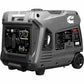 Cummins Onan P4500iDF Dual-Fuel Inverter Generator - A068H732- rear angle view